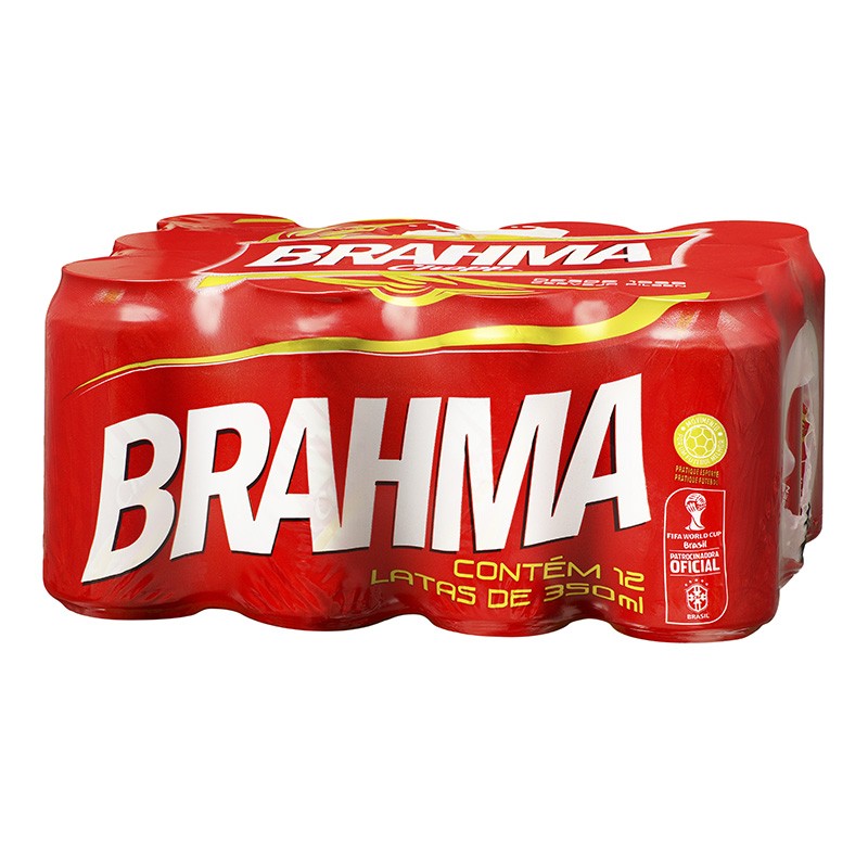 Cerveja Brahma Pack c/12 350ml